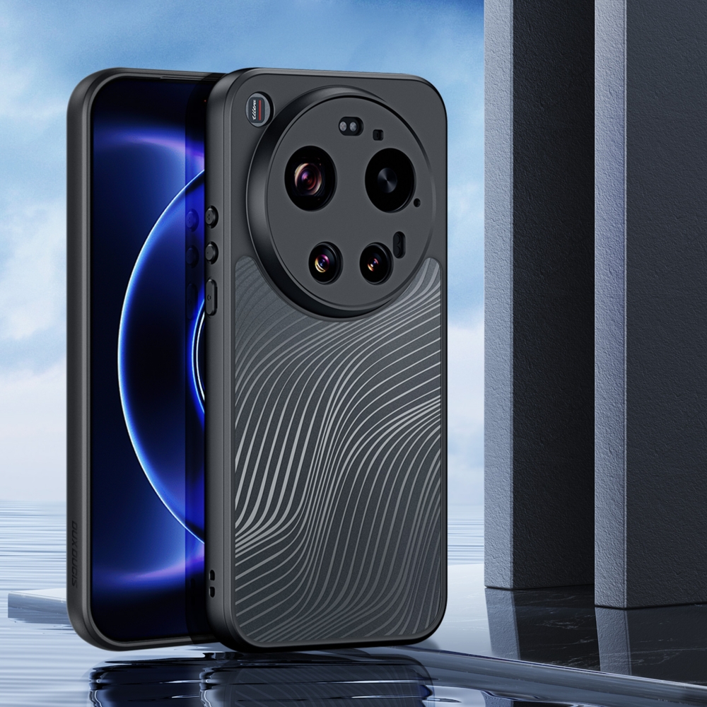 Etui ochronne Dux Ducis AIMO do Xiaomi 17 Ultra przezroczyste z czarną ramką
